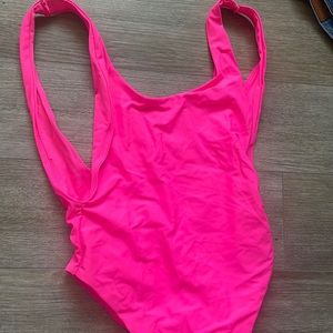 Aerie Swim One Piece-Pink-Size Small